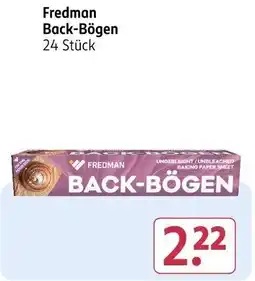 Rossmann Fredman Back-Bögen Angebot