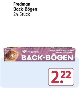 Rossmann Fredman Back-Bögen Angebot
