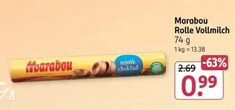 Rossmann Marabou Rolle Vollmilch Angebot