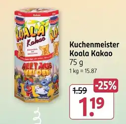 Rossmann Kuchenmeister Koala Kakao Angebot