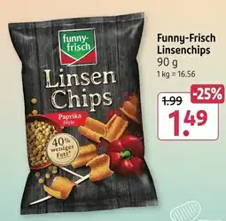 Rossmann Funny-Frisch Linsenchips Angebot