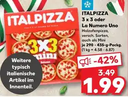 Kaufland ITALPIZZA 3 x 3 oder La Numero Uno Angebot