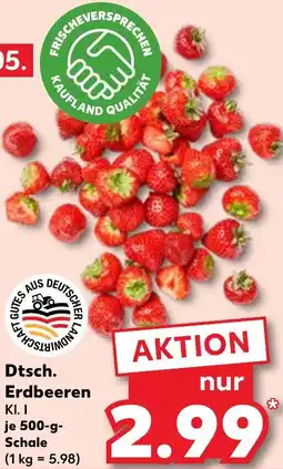 Kaufland Dtsch. Erdbeeren Angebot