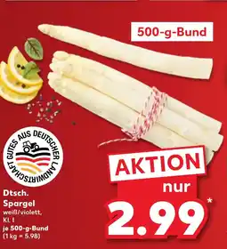 Kaufland Dtsch. Spargel Angebot