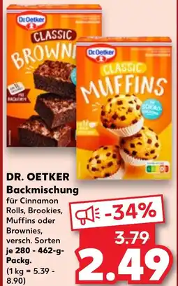 Kaufland DR. OETKER Backmischung Angebot