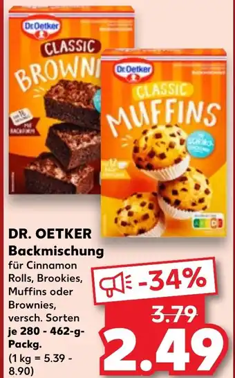 Kaufland DR. OETKER Backmischung Angebot