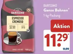 Aldi Süd BARISSIMO Ganze Bohnen Angebot