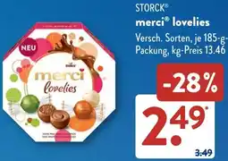 Aldi Süd STORCK merci lovelies Angebot