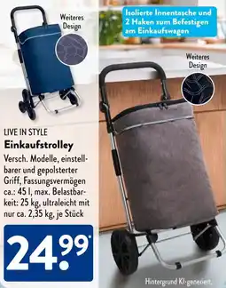 Aldi Süd LIVE IN STYLE Einkaufstrolley Angebot
