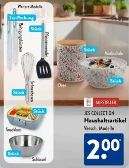 Aldi Süd JES COLLECTION Haushaltsartikel Angebot