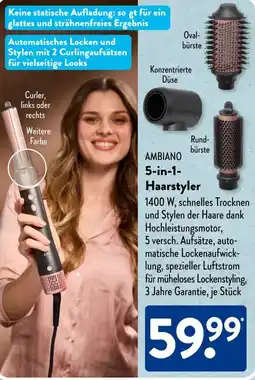 Aldi Süd AMBIANO 5-in-1 Haarstyler Angebot