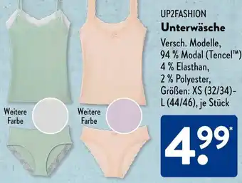 Aldi Süd UP2FASHION Unterwäsche Angebot