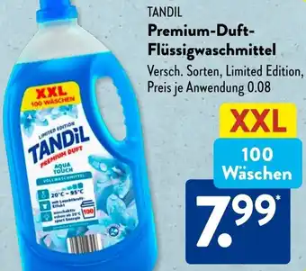 Aldi Süd TANDIL Premium-Duft Flüssigwaschmittel Angebot