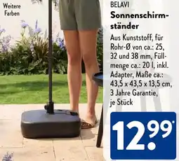 Aldi Süd BELAVI Sonnenschirmständer Angebot