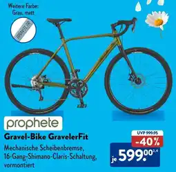 Aldi Süd prophete Gravel-Bike GravelerFit Angebot