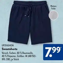 Aldi Süd UP2FASHION Sweatshorts Angebot