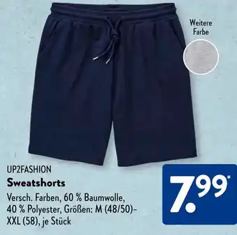 Aldi Süd UP2FASHION Sweatshorts Angebot