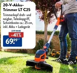 Aldi Süd Yard Force 20-V-Akku Trimmer LT C25 Angebot