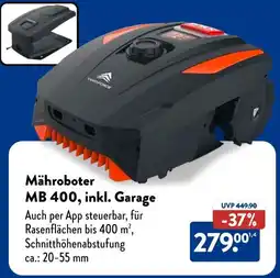 Aldi Süd Yard Force Mähroboter MB 400, inkl. Garage Angebot