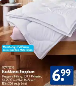 Aldi Süd NOVITESSE Kochfestes Steppbett Angebot