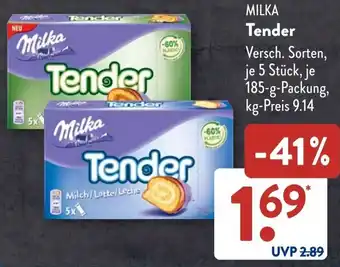 Aldi Süd MILKA Tender Angebot