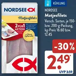 Aldi Süd NORDSEE Matjesfilets Angebot