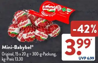 Aldi Süd Mini-Babybel Angebot