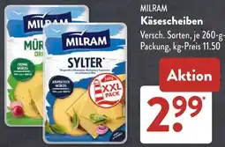Aldi Süd MILRAM Käsescheiben Angebot
