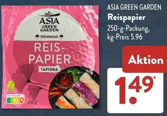 Aldi Süd ASIA GREEN GARDEN Reispapier Angebot