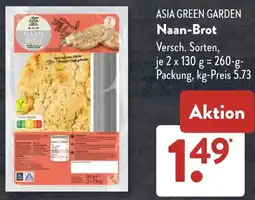 Aldi Süd ASIA GREEN GARDEN Naan-Brot Angebot