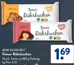 Aldi Süd MEINE KUCHEN WELT Feiner Rührkuchen Angebot