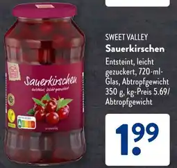 Aldi Süd SWEET VALLEY Sauerkirschen Angebot