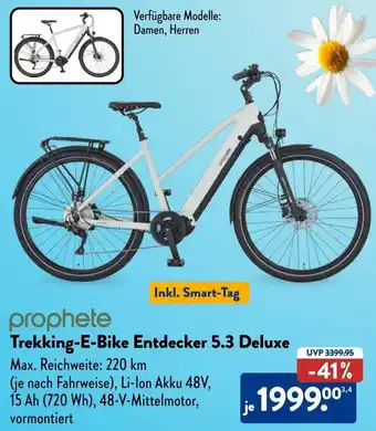 Aldi Süd prophete Trekking-E-Bike Entdecker 5.3 Deluxe Angebot