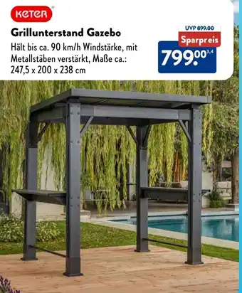 Aldi Süd Keter Grillunterstand Gazebo Angebot