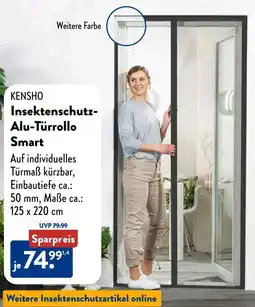Aldi Süd KENSHO Insektenschutz Alu-Türrollo Smart Angebot