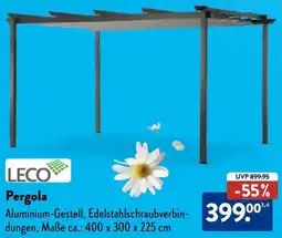 Aldi Süd LECO Pergola Angebot