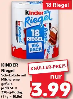 Kaufland KINDER Riegel Angebot