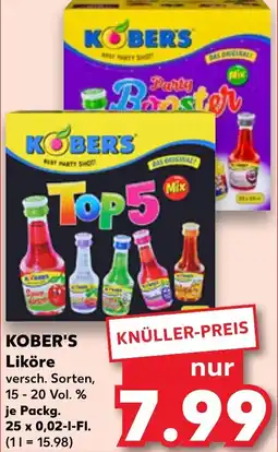 Kaufland KOBER'S Liköre Angebot