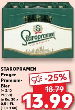 Kaufland STAROPRAMEN Prager Premium Bier Angebot