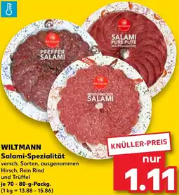 Kaufland WILTMANN Salami-Spezialität Angebot