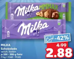 Kaufland MILKA Schokolade Angebot