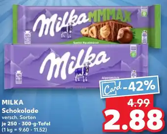 Kaufland MILKA Schokolade Angebot