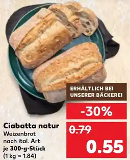Kaufland Ciabatta natur Angebot