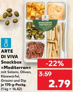 Kaufland ARTE DI VIVA Snackbox Mediterran Angebot