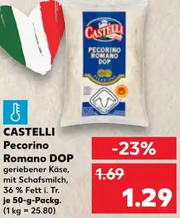 Kaufland CASTELLI Pecorino Romano DOP Angebot