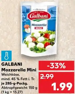 Kaufland GALBANI Mozzarella Mini Angebot