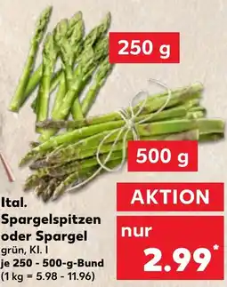 Kaufland Ital. Spargelspitzen oder Spargel Angebot