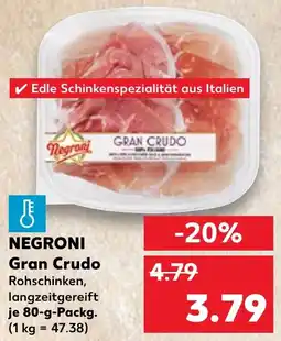 Kaufland NEGRONI Gran Crudo Angebot