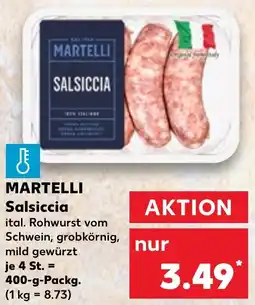 Kaufland MARTELLI Salsiccia Angebot