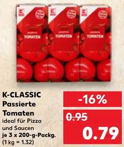 Kaufland K-CLASSIC Passierte Tomaten Angebot